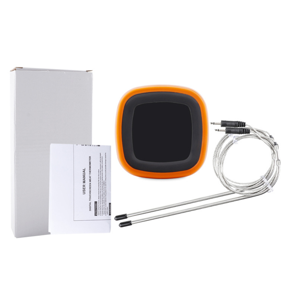 Digital Thermometer Probe - เครื่องวัดอุณหภูมิเนื้อแบบดิจิตอล กันน้ำ หน้าจอสัมผัส สำหรับเตาอบ ทำอาหาร บาร์บีคิว