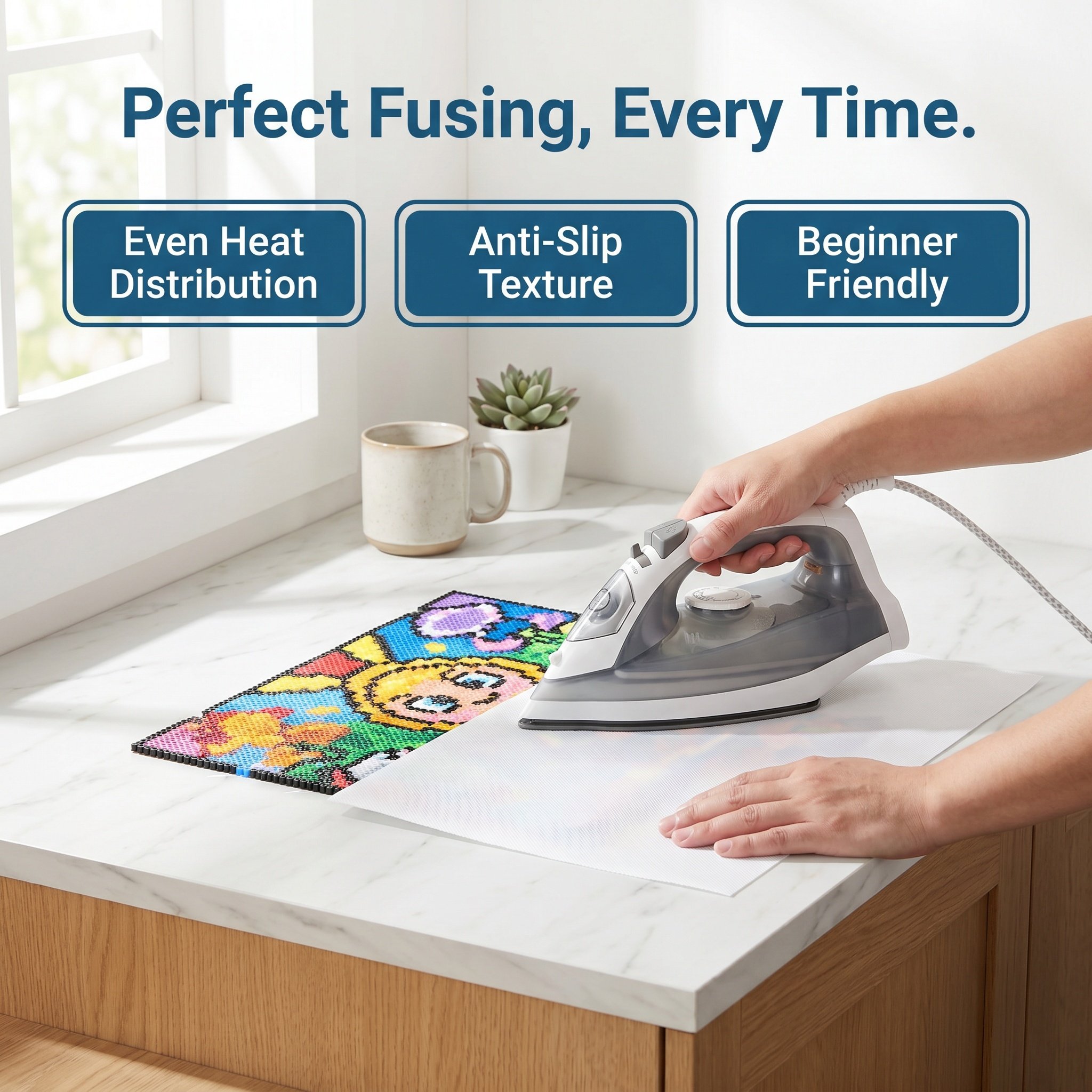 แผ่นรองรีดลายลูกปัด 5 ชิ้น ขนา - Heat Resistant Mat บทวิจารณ์และราคา