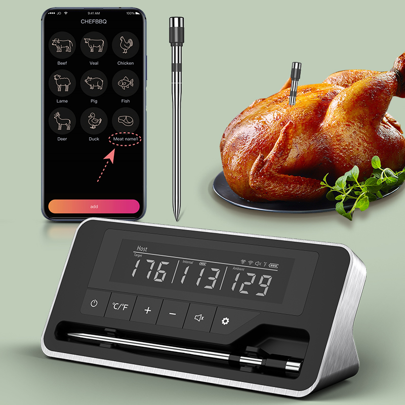 เครื่องวัดอุณหภูมิเนื้อแบบไร้ส - Digital Thermometer Probe บทวิจารณ์และราคา