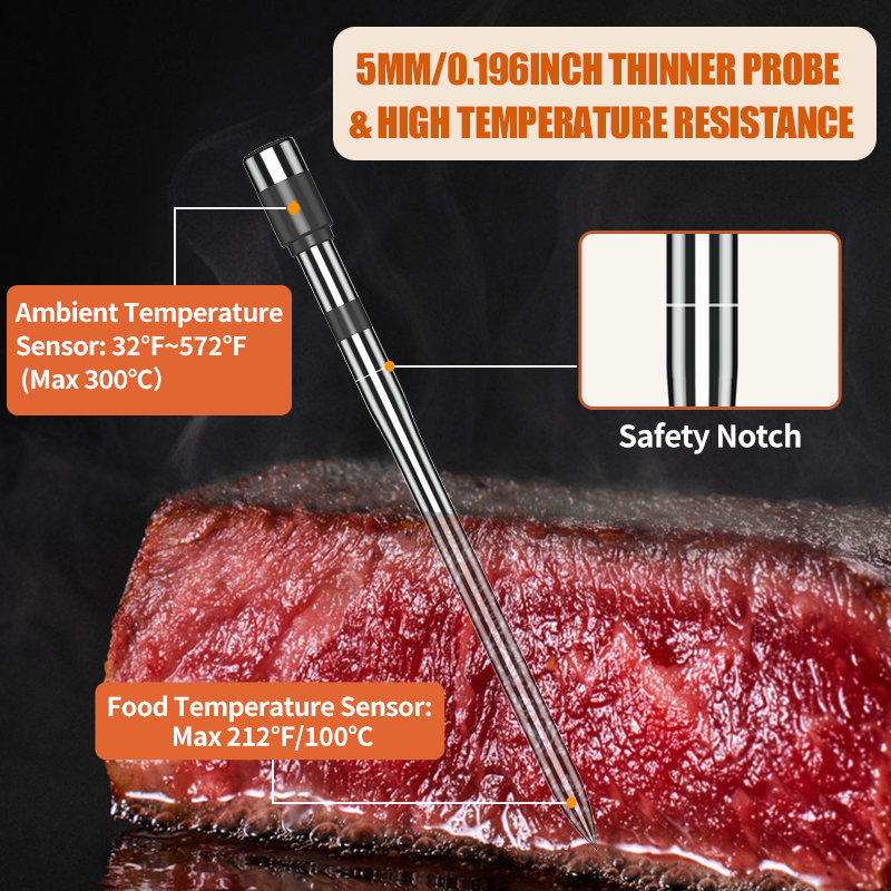 เครื่องวัดอุณหภูมิเนื้อแบบไร้ส - Digital Thermometer Probe บทวิจารณ์และราคา