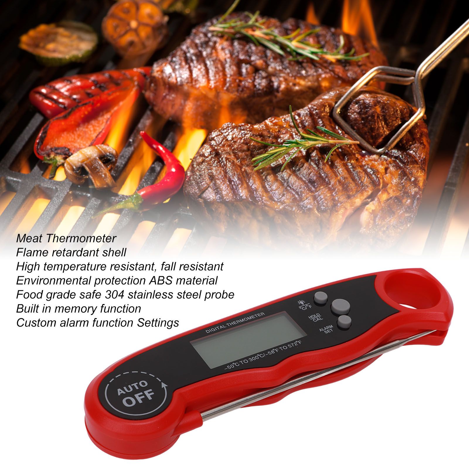 เครื่องวัดอุณหภูมิเนื้อสัตว์แบ - Digital Thermometer Probe บทวิจารณ์และราคา