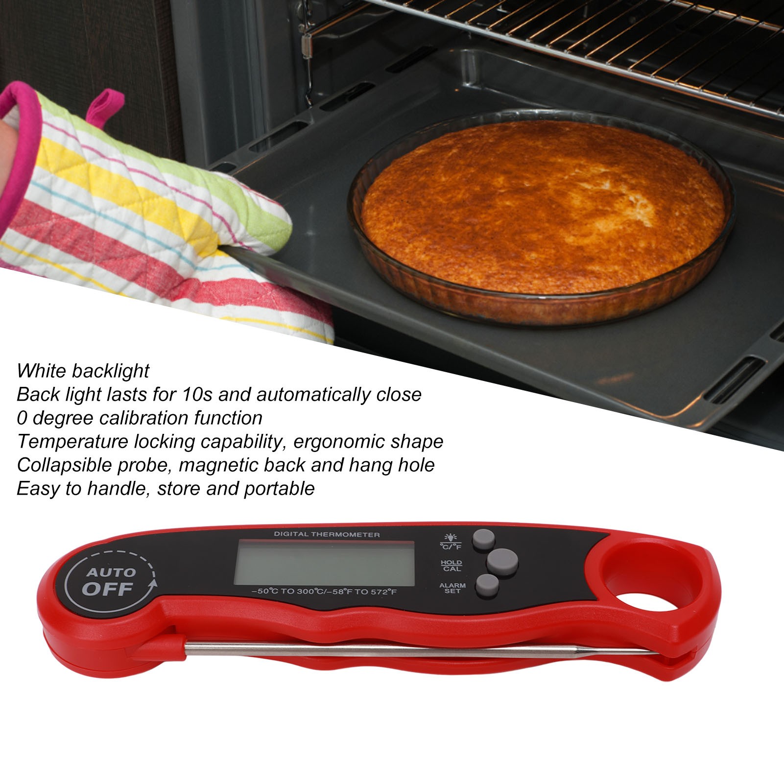 เครื่องวัดอุณหภูมิเนื้อสัตว์แบ - Digital Thermometer Probe บทวิจารณ์และราคา