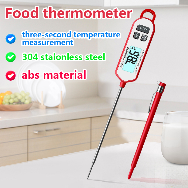 เทอร์โมมิเตอร์วัดอุณหภูมิเนื้อ - Digital Thermometer Probe บทวิจารณ์และราคา