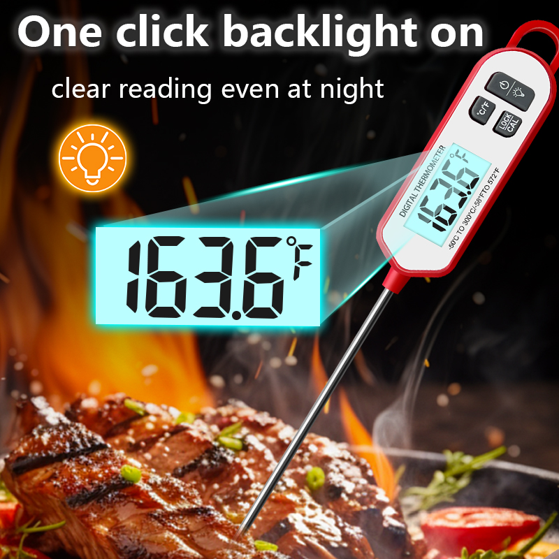 เทอร์โมมิเตอร์วัดอุณหภูมิเนื้อ - Digital Thermometer Probe บทวิจารณ์และราคา