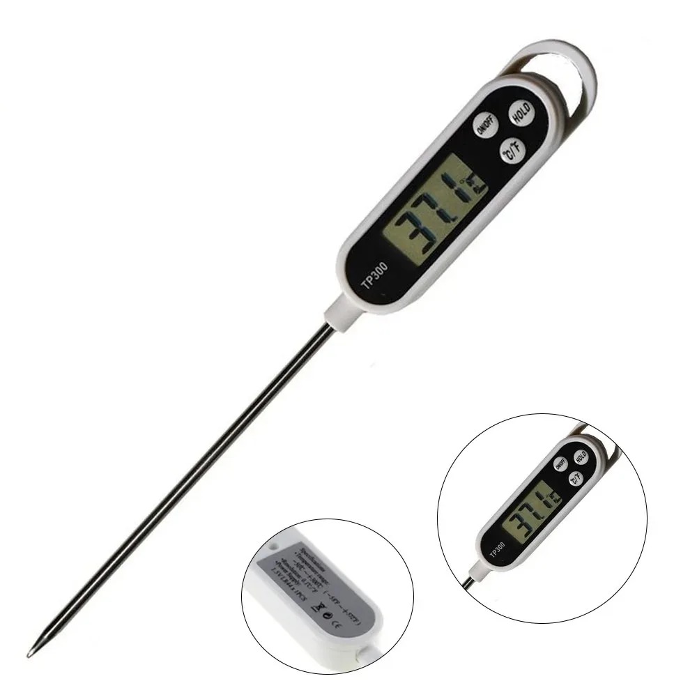 โพรบสแตนเลสทำอาหาร, เตาบาร์บีค - Digital Thermometer Probe บทวิจารณ์และราคา