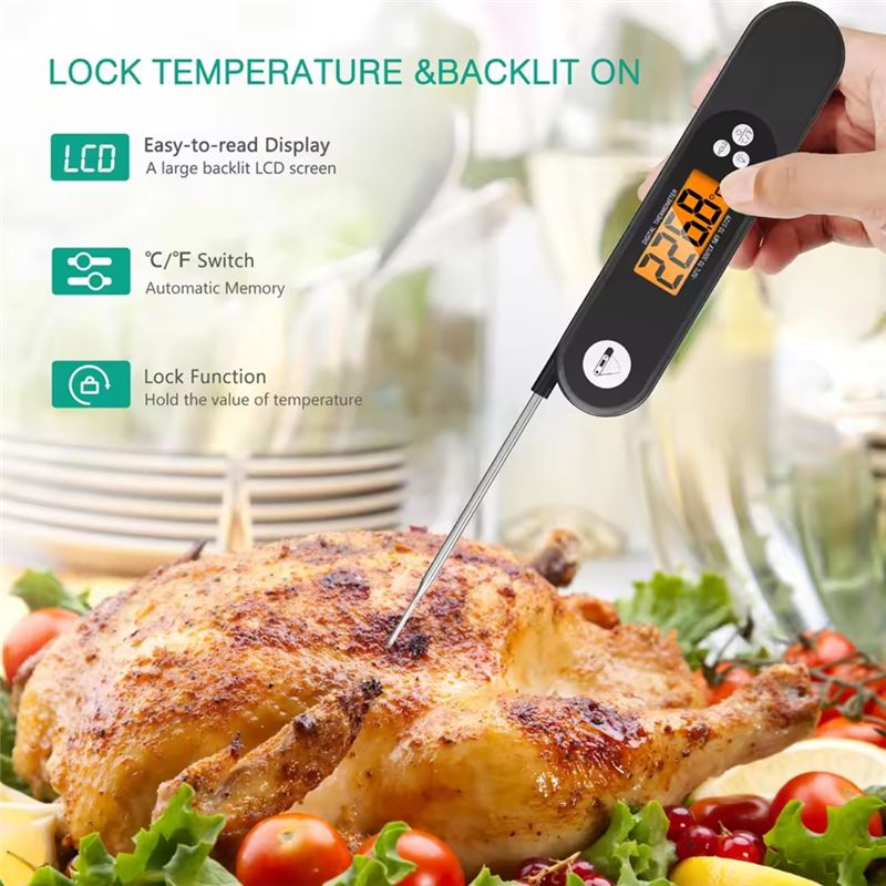 เครื่องวัดอุณหภูมิอาหารแบบดิจิ - Digital Thermometer Probe บทวิจารณ์และราคา