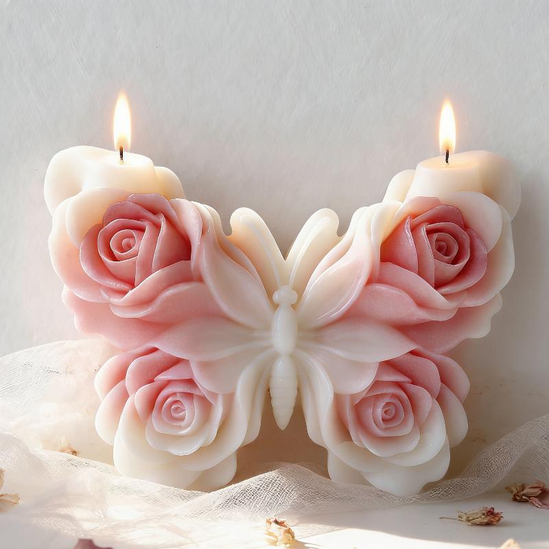 แม่พิมพ์ซิลิโคนรูปผีเสื้อกุหลา - Candle Making Supplies Usa บทวิจารณ์และราคา