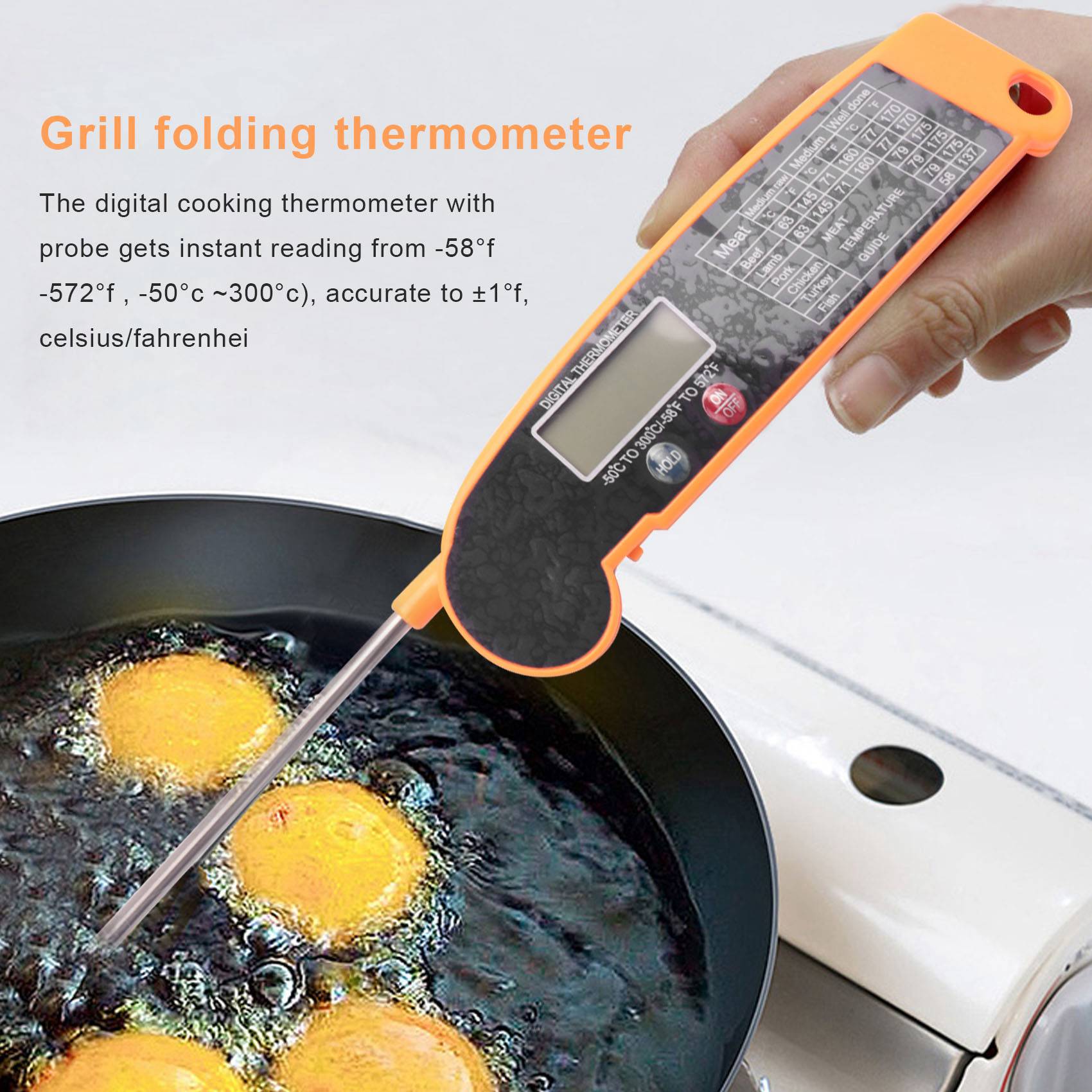 เครื่องวัดอุณหภูมิเนื้อแบบดิจิ - Digital Thermometer Probe บทวิจารณ์และราคา