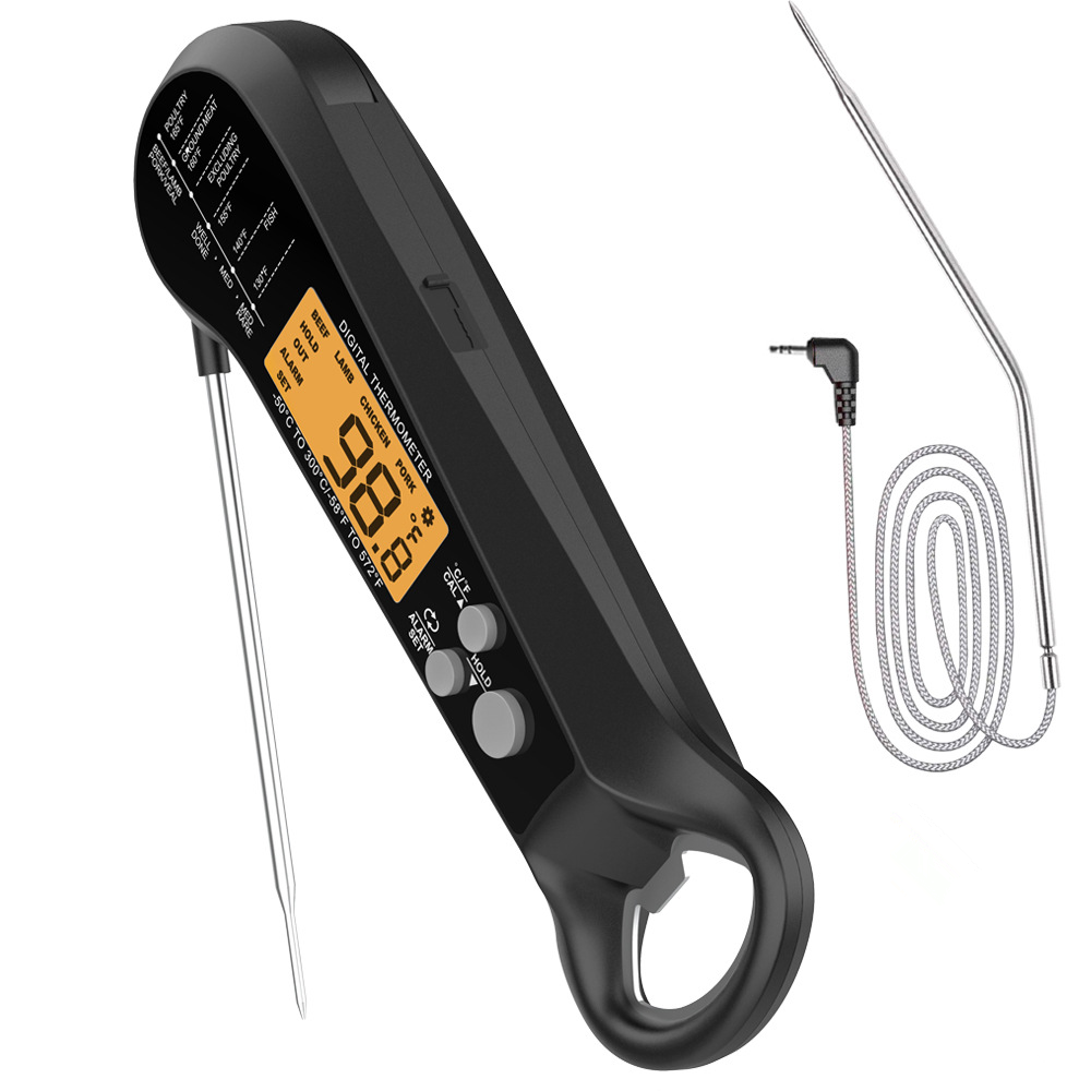 เทอร์โมมิเตอร์วัดอุณหภูมิเนื้อ - Digital Thermometer Probe บทวิจารณ์และราคา