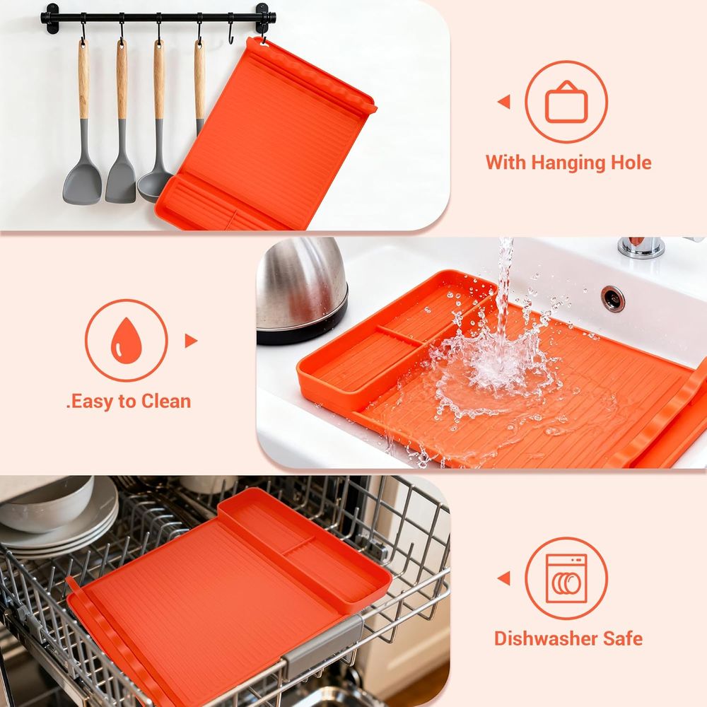 แผ่นรองย่างซิลิโคนทนความร้อน - - Heat Resistant Mat บทวิจารณ์และราคา